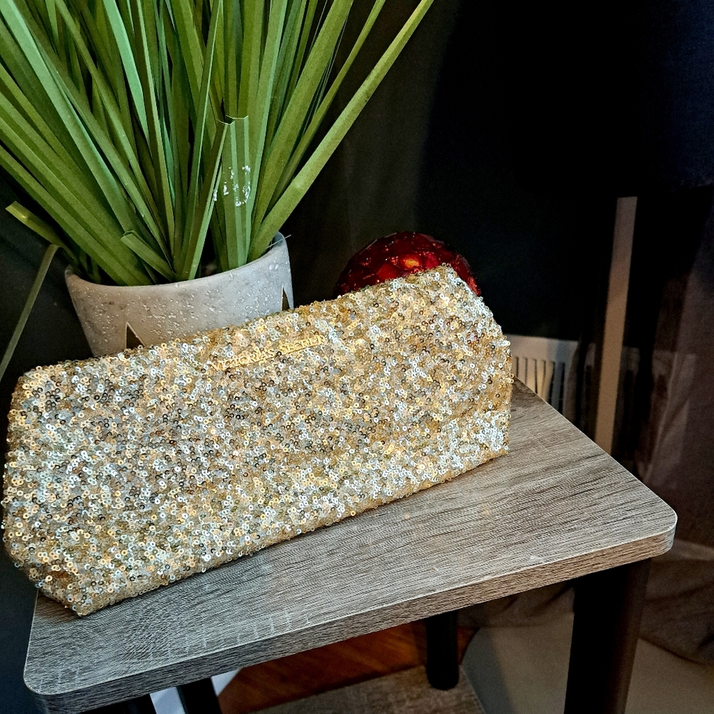 Victoria's Secret Gold Evening bag